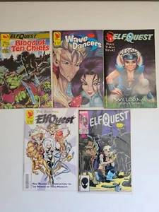 Comic Books Lot ElfQuest Assorted in Original Plastic Set of 5 - Picture 1 of 3