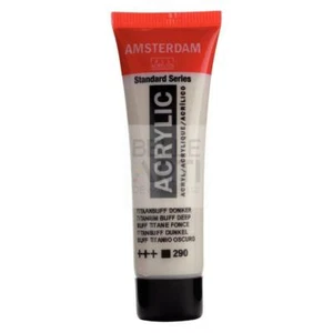 COLORE ACRILICO 290 TITANIO GIAL. SCURO AMSTERDAM "ACRYLIC" TUBO DA 20ML - Imagen 1 de 4