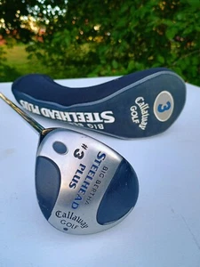 Callaway Big Bertha Steelhead Plus 3 Wood Fairway LH Cover LEFT HAND - Picture 1 of 9