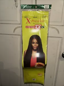 (1 Pack) 3X X-Pression Ultra Braid 100% Kanekalon Pre-Stretched Hair 52" - Picture 1 of 5