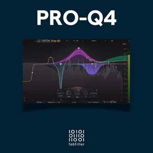 FabFilter Pro-Q 4 Equalizer and Filter Plug-in (Activation Card) - Picture 1 of 2