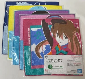 Evangelion Character Towel 5 species Ichibankuji BANDAI NAMCO 2022 Japan - Picture 1 of 8