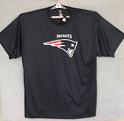 Majestic New England Patriots T-Shirt Mens 5XL Big & Tall Short Sleeve Blue Logo