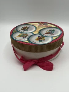 Boston Warehouse Trading Corp Lifes A Beach Plate Set 4 Porcelain 6.5” - Picture 1 of 6