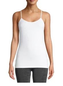 Time and Tru Women's Adjustable Strap Cami White Size Medium (8-10) NWT Tank Top - Picture 1 of 7