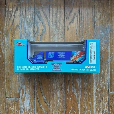 1/87 CAMPEONES DE CARRERAS Kenworth Transporter NASCAR 8/5/1995 BRICKYARD 400 Foto 1 de 4