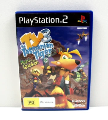 Ty the Tasmanian Tiger 3 Night of the Quinkan Sony PlayStation 2 Game Complete - Image 1 of 4