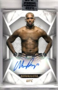 2020 Topps UFC Striking Signatures Auto MIKE RODRIGUEZ Encased AUTOGRAPH 291/321