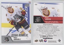 2020-21 Upper Deck AHL Star Rookies Auto Seth Jarvis #159 Auto