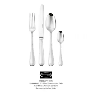 Sambonet -Ruban Croisé - Manico Cavo - 48 Posate x 12 persone |-20%| Rivenditore - Foto 1 di 6