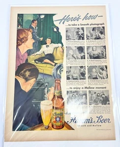 Hamms Beer Print Magazine Ad Smooth Photograph vintage - Picture 1 of 4