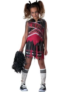 14 Multicolor Zombie Cheerleader Costume Outfit for Halloween Parties - Picture 1 of 4