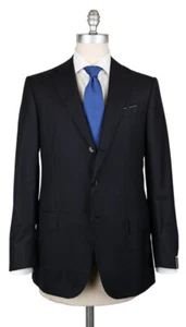 Luigi Borrelli Midnight Navy Blue Virgin Suit - 38/48 - (LB118176) - Picture 1 of 4