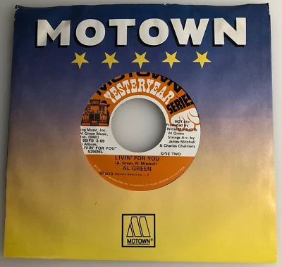 Al Green / Livin' For You & You Ought To Be With Me / Motown 45 / Mint - Image 1 of 4