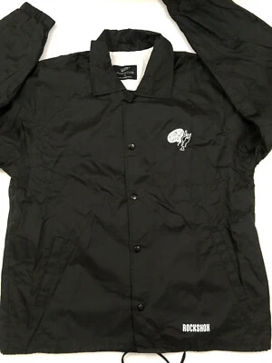 RockShox Hombres Entrenadores Chaqueta Action Is Everything Bicicleta Ciclismo Cortavientos a Presión Foto 1 de 4