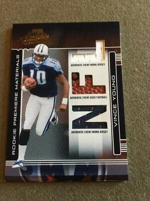 2006 Playoff Absolute Rookie Premier Materials Vince Young 514/849 Titans RC  - Image 1 of 2