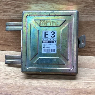 Geo Metro HTBK 1992-1993 1,0 L M/T FED emisión ECU ECM PCU PCM procesador OEM Foto 1 de 2