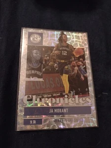 2021-22 Panini Chronicles - Cracked Ice #7 Ja Morant Memphis Grizzlies SP - Imagen 1 de 2