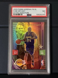 NBA Karte 2009 Panini Adrenalyn XL Kobe Bryant Extra Signature PSA 7 - Bild 1 von 2