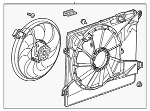 Genuine GM Engine Cooling Fan 95301357 - Picture 1 of 4