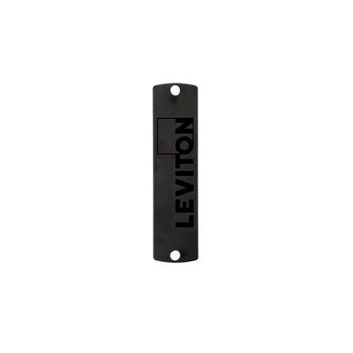 Leviton 5F100-PLT SDX Precision Molded Fiber Adapter Plate (BLACK), Blank - Image 1 of 1