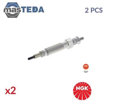 97284 ENGINE GLOW PLUGS NGK 2PCS NEW OE REPLACEMENT - Image 1 of 4