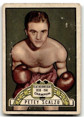1951 Topps Ringside #27 Petey Scalzo Boxing low grade NO RESERVE! - Image 1 of 2