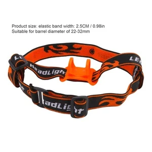 Freisprecheinrichtung verstellbar Stirnlampenhalter Gurt für 22 bis 32 mm Taschenlampen - Bild 1 von 12