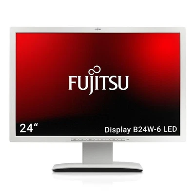 Fujitsu B24W-6 LED 24" TFT Monitor - 16:10, Full HD+, DVI, VGA, DisplayPort - Image 1 of 4