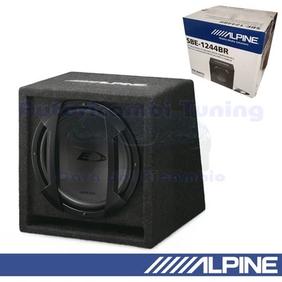 Alpine SBE-1244BR Subwoofer passivo Bass Reflex in cassa da 30 cm (12'') 650W - Immagine 1 di 4