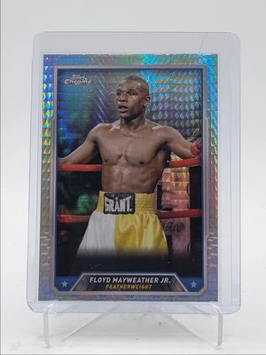 FLOYD MAYWEATHER JR. 2024 TOPPS CHROME BOXING PRISM FEATHERWEIGHT Q4354 - Image 1 of 2