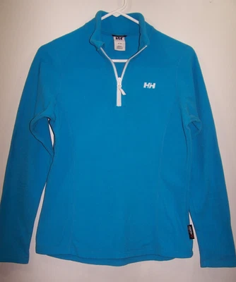 Pullover polar Helly Hansen turquesa 1/4 cremallera - talla M Foto 1 de 2