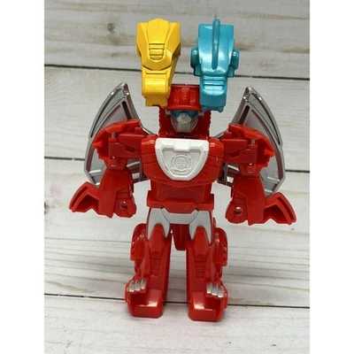 Playskool Heroes Transformers Rescue Bots Heatwave the Fire-Bot, Robot to Dragon Foto 1 de 4