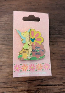 Disney Pin 61374 WDW Happy Mother's Day 2008 Tinker Bell Flower Mushroom LE - Bild 1 von 2