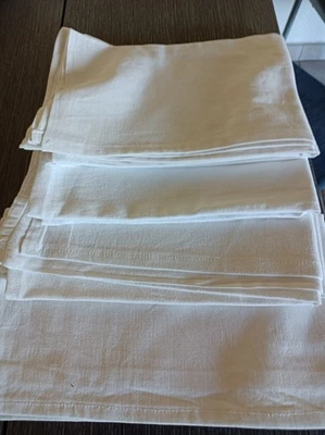 7 grands TORCHONS metis taillés dans des draps anciens idéal cuisinier vaisselle - Photo 1/2