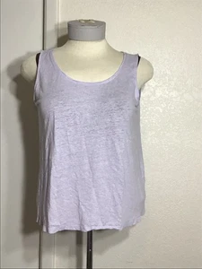 ELLEN FISHER BIO LEINEN JERSEY HELLBRAUN DAMEN FARBE LILA GR XL - Bild 1 von 10