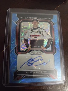 2023 Panini Prizm Racing Patented Penmanship Austin Cindric Blue Scope Auto /75 - Picture 1 of 2