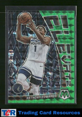 2022-23 Panini Mosaic #5 Anthony Edwards Elevate Mosaic Green - Image 1 of 2
