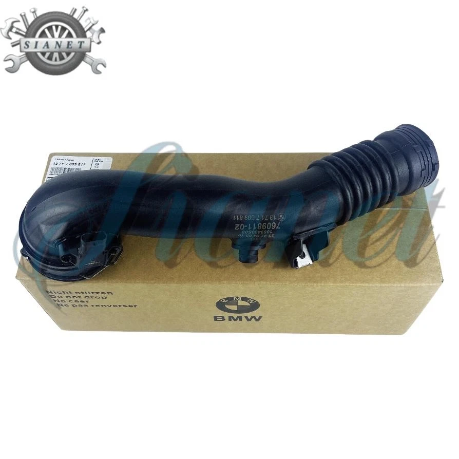 Turbocharger Intercooler Hose Rear W/ Sensor for 11-17 BMW 535i 640i 740i X5 X6 Foto 1 de 4