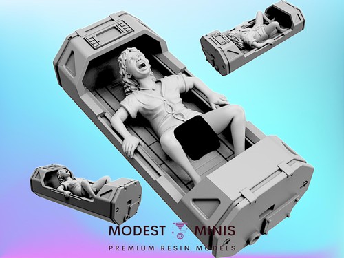 Birth of Hybrid Offspring - Resin Sci Fi Cyberpunk Aliens Mini ...
