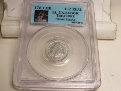 1783-Mo Mexico 1/2 Real - El Cazador Treasure - PCGS Prime Select - Nice Coin! - Image 1 of 4