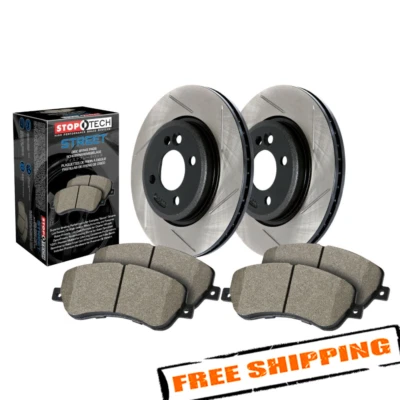 Kit de frenos delanteros StopTech Street Slotted 1 pieza para Volkswagen GTI 15-17 Foto 1 de 2