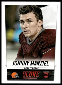 2014 Score #387a Johnny Manziel RC Cleveland Browns - Picture 1 of 2