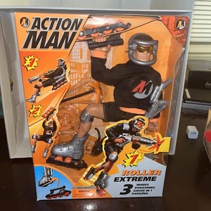 New Hasbro 1999 Action Man Roller A. T. A. K. 12" Figure #89509 - Picture 1 of 12