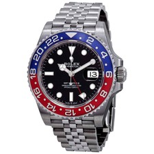 Rolex GMT-Master II 40 mm Oystersteel Case with Oystersteel Bracelet (126710BLRO)