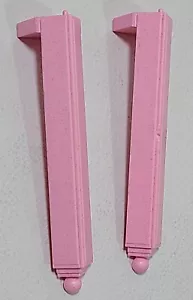 Barbie Dream House 1995 poste de valla paquete de 2 piezas de repuesto vintage - Imagen 1 de 9
