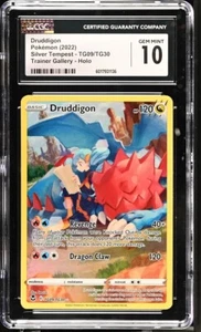 Pokémon TCG 2022 Druddigon Full Art Silver Tempest TG09/TG30 CGC Gem Mint 10 - Picture 1 of 2