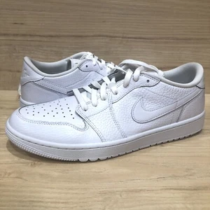 NEW! Air Jordan 1 Low Golf Shoes Triple White Men Size 12 RARE NEW!! FAST SHIP - Picture 1 of 9