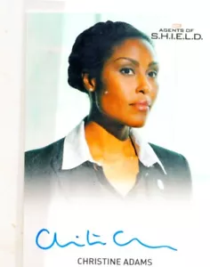 CHRISTINE ADAMS 2015 Rittenhouse Marvel Agents of SHIELD Season1 Autographs AUTO - Imagen 1 de 2