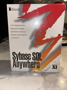 Sybase SQL Anywhere Database Server System XI For Windows 95' New Rare. Fast 🚢. - Picture 1 of 6